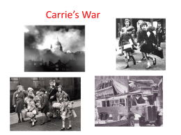 Carrie`s War