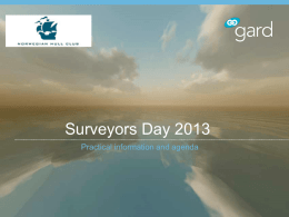 Surveyors Day - Norwegian Hull Club