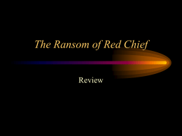 The Ransom of Red Chief