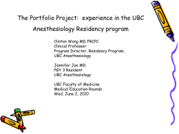 Portfolios for assessment - University of British Columbia Faculty of