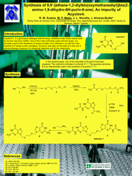 Synthesis of Drug Impurities 3 Acyclovir
