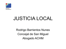 ACHM JL - Asociación Chilena de Municipalidades
