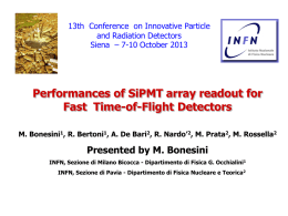 Performances of SiPMT array readout for fast TOF detectors