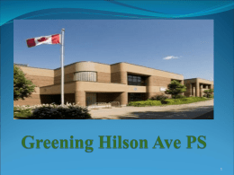 Greening Hilson Ave PS