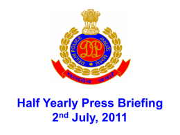 Half Yearly Press Briefing 2011