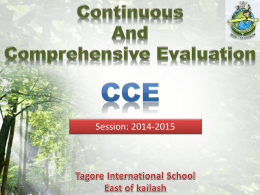CCE2014V2 - Tagore International School