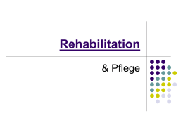 Rehabilitation - Pflegestudium in Berlin
