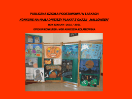 Prezentacja Halloween w Publicznej Szkole Podstawowej w Laskach