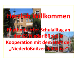 Vortrag Grundschule Niederlößnitz