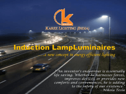 1 st Indian Manufacturer - Manufacturer of Induction lighting