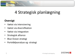 Strategisk planlægning