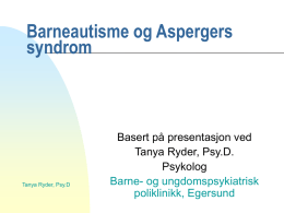 Barneautisme og Aspergers syndrom