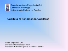 Cap. 7-8 - Centro de Tecnologia - Universidade Federal da Paraíba