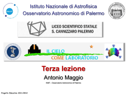 Il Cielo come Laboratorio - Osservatorio Astronomico di Palermo