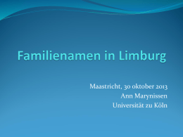 FNinLimburg2013 - Narrenuniversiteit Limburg