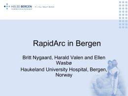 RapidArc in Bergen - Ra