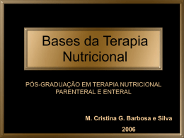 Bases da Terapia Nutricional