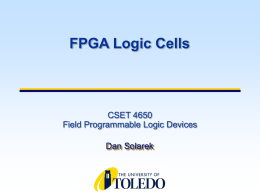 PPT - The University of Toledo - Engineering Technology Department