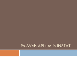 Px-Web API Albania