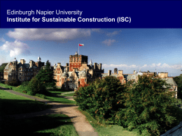 Edinburgh Napier Queens Award