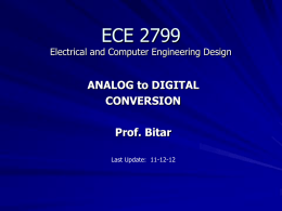 Digital Processing - Electrical & Computer Engineering