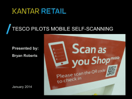 Tesco Pilots Mobile Self-Scanning - ecr-shrink