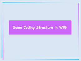 WRF code