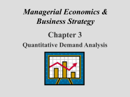 Managerial Economics & Business Strategy