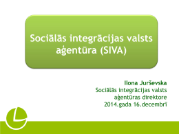 Sociālās integrācijas valsts aģentūra (SIVA)