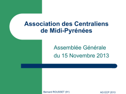 PowerPoint de l`AG du 15/11/2013