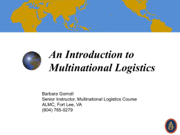 Multinational Logistics