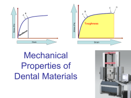 Mechanical Properties of Dental Materials