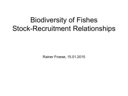 Revisiting Stock-Recruitment Relationships