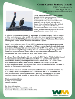 Grand Central Landfill Fact Sheet