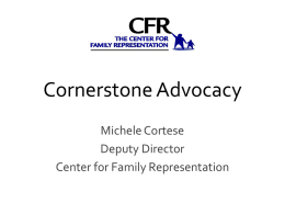 Legal Representation Presentation by Michelle Cortese