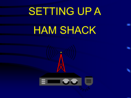 Setting Up a Ham Shack - On Line Ham Radio Class