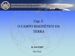 Cap. I. O Campo Magnetico da Terra
