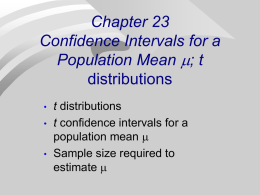 Chapters 23, part 1 powerpoints only