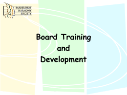Characteristics of an Effective Board Member
