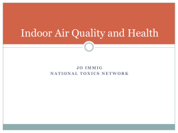 Indoor Air Quality and Health