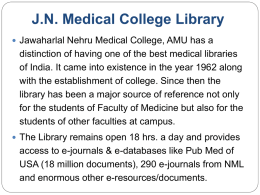 J. N. Medical College Library, uploaded on 2014-11-25