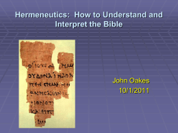 Bible Manuscripts and Translations