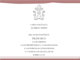 Presentación Encíclica Lumen Fidei