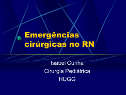 Emergências cirúrgicas no RN