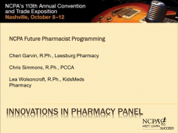 Innovations in Compounding Panel