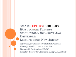 smart cities - Center for Resilient Design at the New Jersey Institute