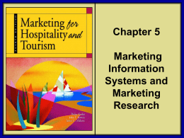 Marketing Information Systems and Marketing Research