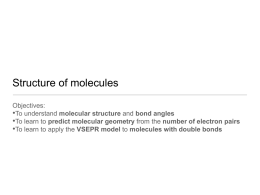 Molecular Structure and Hybrid Orbitals