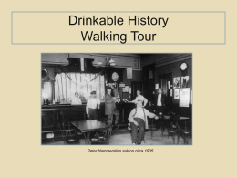 Drinkable History - Historic Evansville