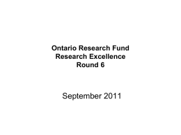 ORF-RE Round 6 - Research and Innovation